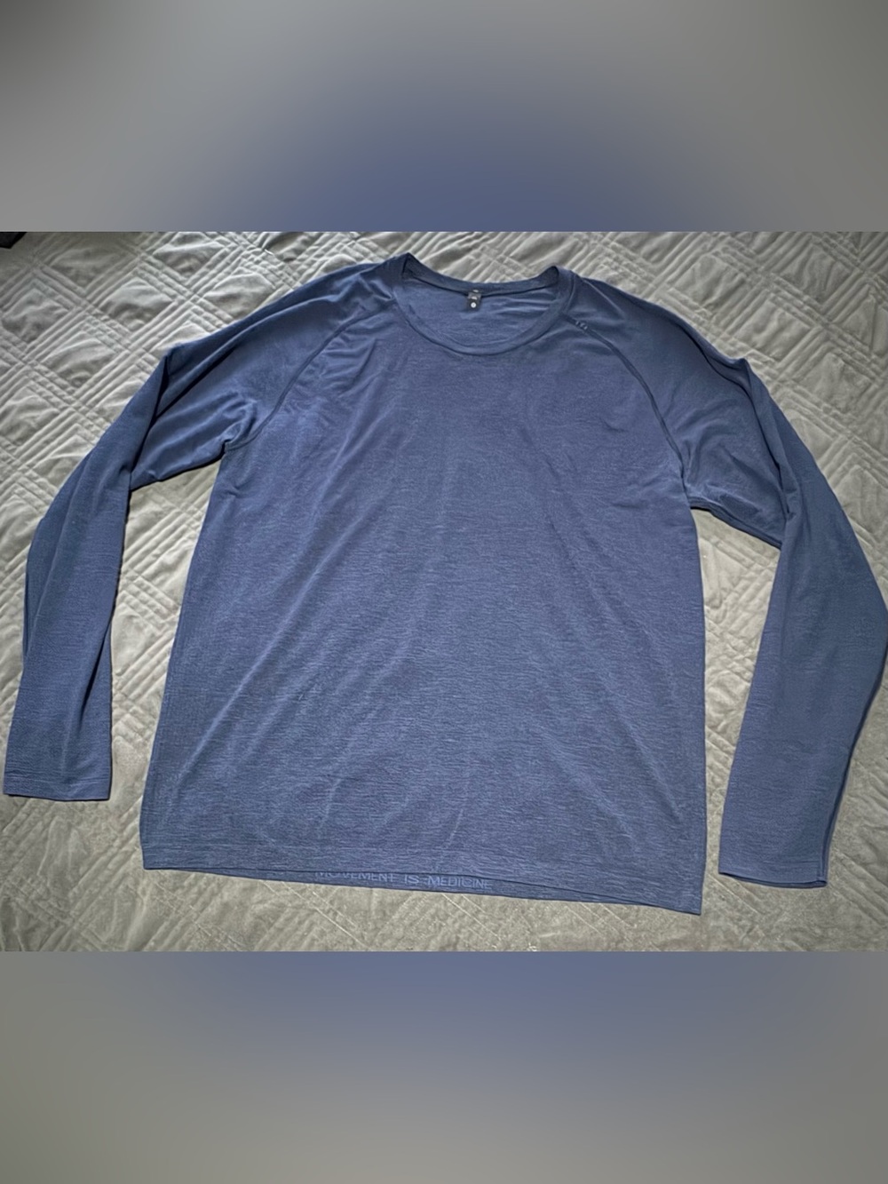 Lululemon metal vent tech long sleeve size XXL blue